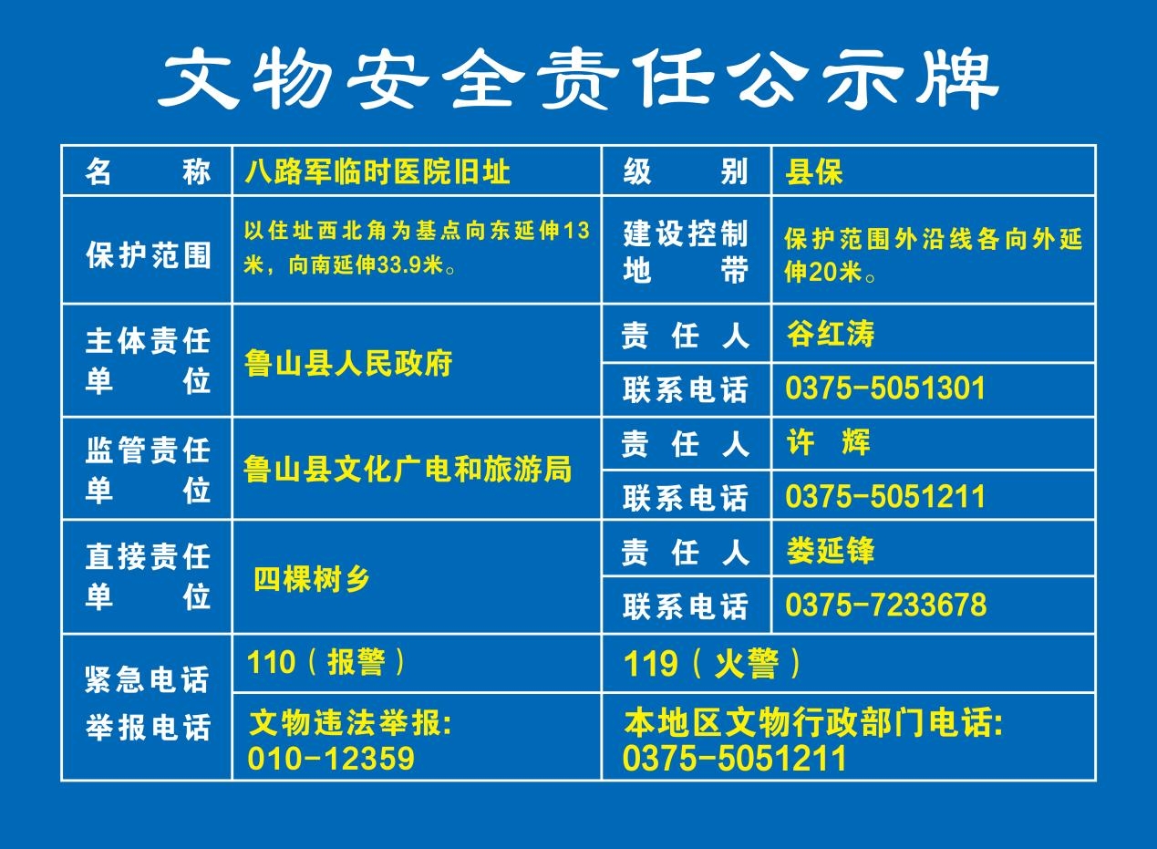 02八路军临时医院旧址 文物安全责任公示牌.jpg