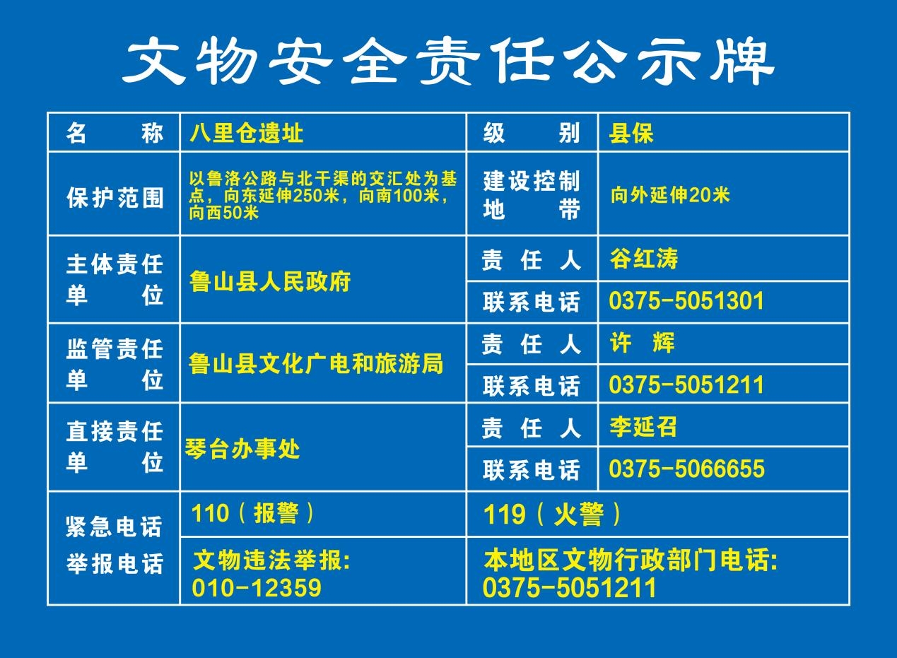 01八里仓遗址  文物安全责任公示牌.jpg